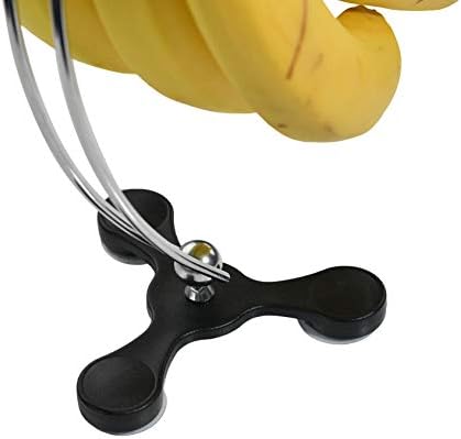 מחזיק בננה נירוסטה-מחזיק עץ פרי / אוחז בחוזקה למשטחים חלקים / נהדר לשימוש בבית או בקרוואנים | אחסון מזון